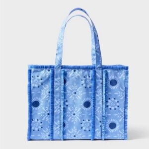 Roller Rabbit x Target Star Medallion Fringe Canvas Tote Bag